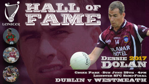 Leinster GAA To Honour Westmeath Great Dessie Dolan