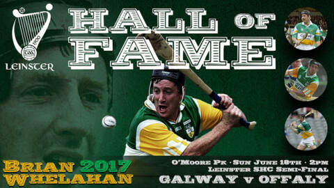 Offaly’s Brian Whelahan Enters Leinster GAA Hall Of Fame