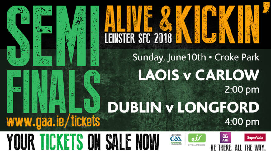 SFC Semi-Finals In Croke Park On Sunday, 10th June