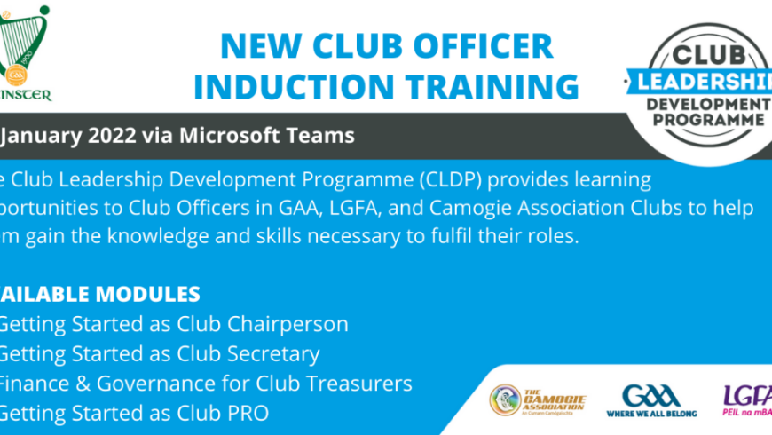 Leinster GAA 2022 Club Officer Training